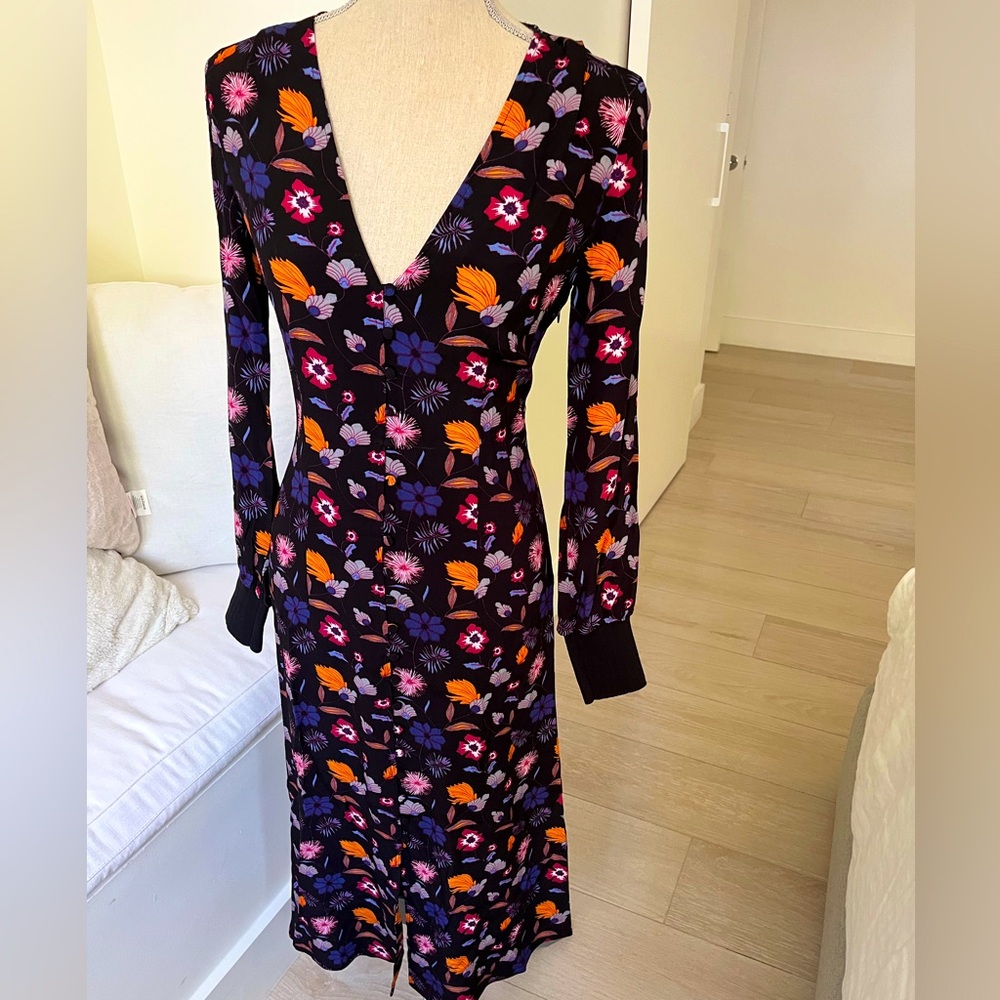 Ba&sh Robe Malny Floral Print Dress